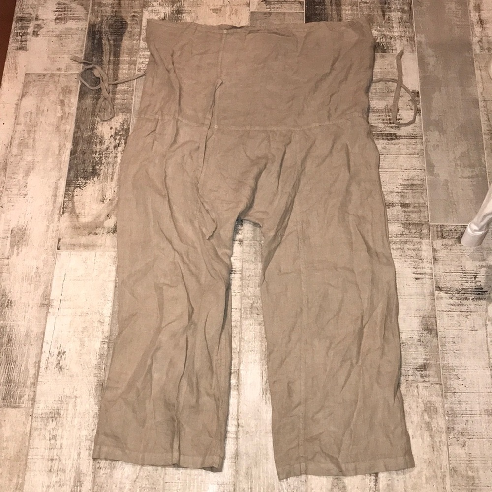 hannes roether linen harem pants